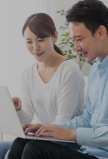 Couple Looking at Computer