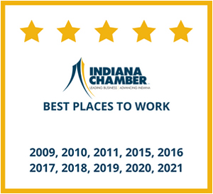 Indiana chamber logo best places to work years: 2009, 2010, 2011, 2015 through 2021