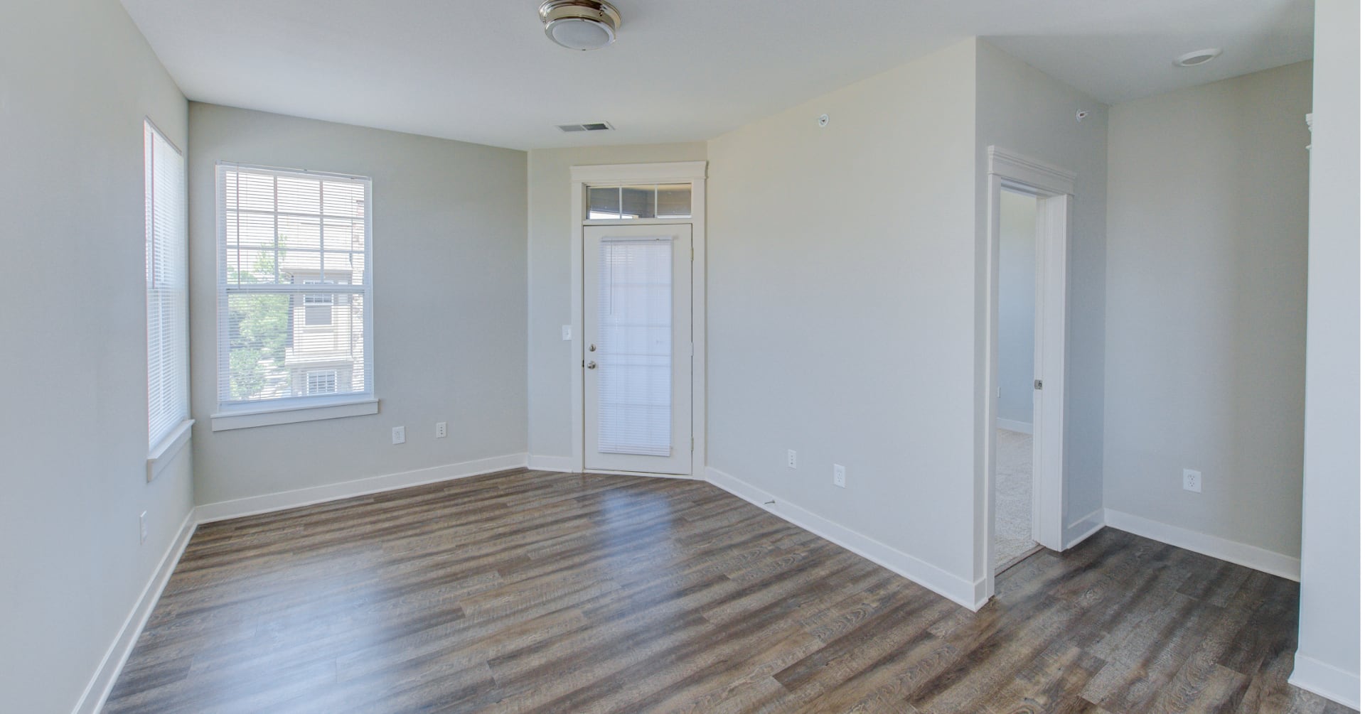 City Flats Walnut Living Room