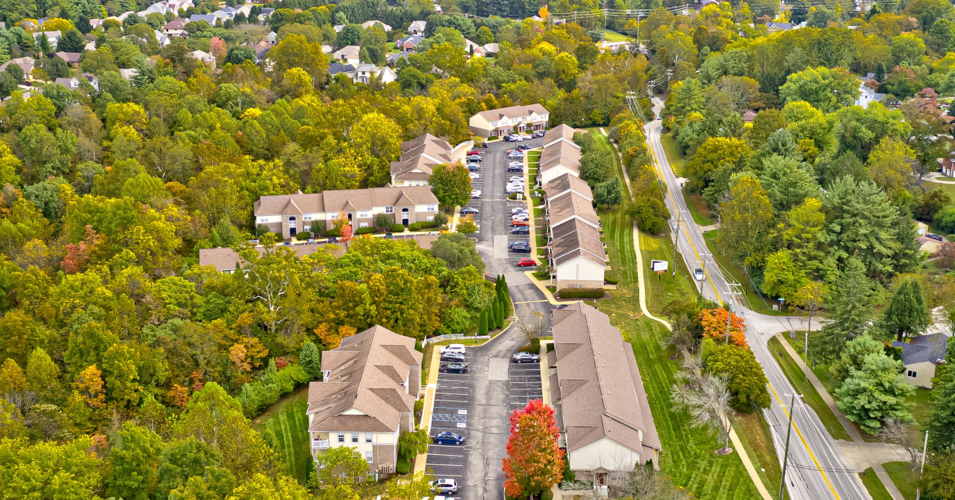 City Flats on tenth Aerial
